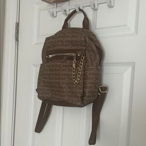 Juicy Couture Monogram Brown Backpack